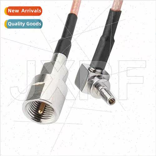 Coaxial RF cable FME male to CRC9 male curved patch cable an