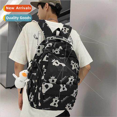 Schoolbag Female Cute Japan Printing ins Shoulder Bags Large