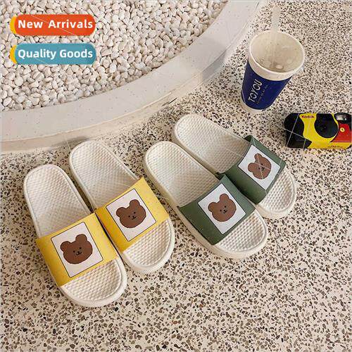 2022 new slippers female summer Korean couple cute cartoon s