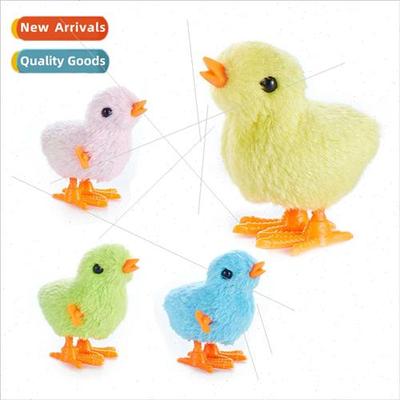Jumping Clockwork Chicken Runs Nostalgia Jumping Plush Bounc