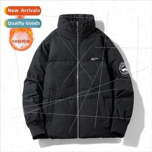 jack down warm color solid casual fashion jacket duck Whe