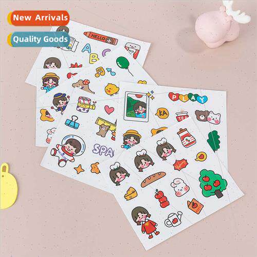 ins cute girl handbook stickers DIY seal stickers phone case
