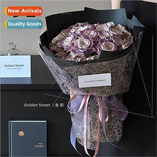 Thousands miles roses transparent waterproof OPP flowers bou