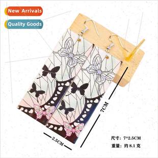 Ghost destruction blade earrings anime  earrings zaomen char