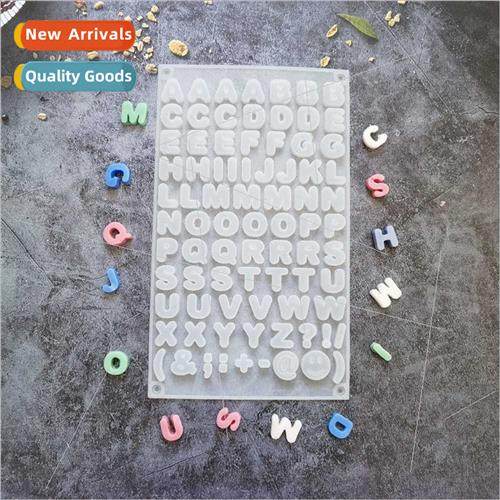 licone double letter chocolate DIY cake Ice cube cookie past