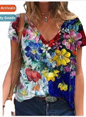 Women T Shirts T Shirt plus size fat Loose ladies Large