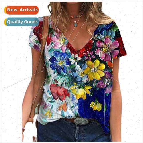 Women T Shirts T Shirt plus size fat Loose ladies Large