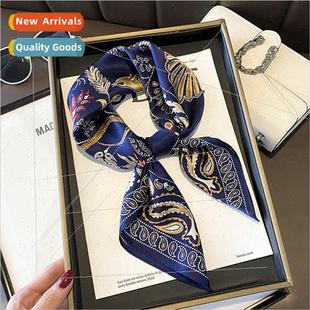 Flower Hundred Spring scarf Cashew silk women Autumn