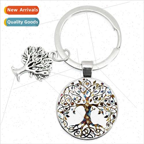 Europe Uned States Tree fe Time Gemstone Keychain Tree fe Ma