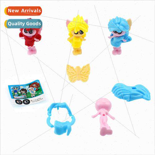 Multi-plastic assembling combination cute ltle beauty girl m