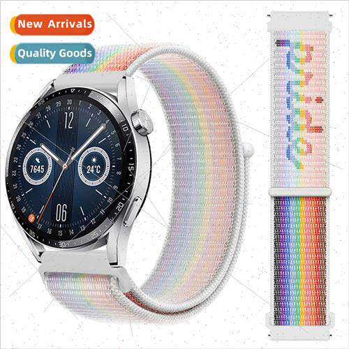 适用Huawei gt2/3pro strap Adjustable nylon loopback  huawei