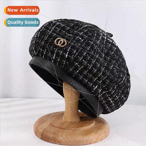 new wind thousand birds check beret spring fall outdoor nd w