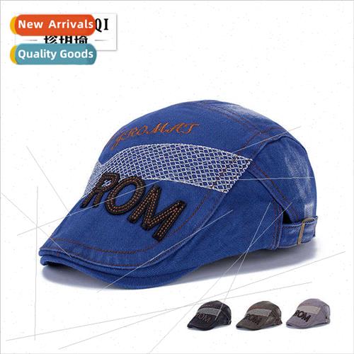 Korean  new spring summer duck tongue hat men casual beret t