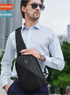 New EVA hard shell chest bag male tide business summer leisu