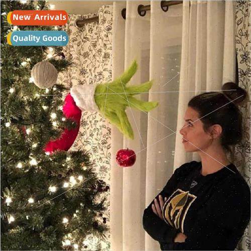 Shunshide Grinch plush grinch green monster doll doll Christ