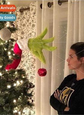 Shunshide Grinch plush grinch green monster doll doll Christ