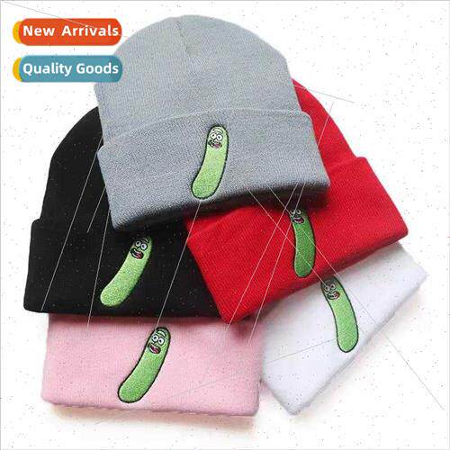 New Rick Peek rick morty cucumber kn cap funny anime embroid