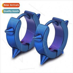 Ear Buckles Europe Retro Rock Steel Punk Tanium Men 304