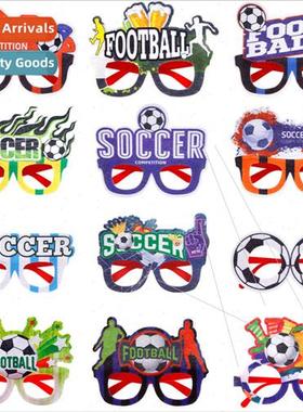 New Euro fans glasses cheering props soccer theme party deco