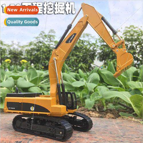 1:50 high imation alloy excavator model children constructio