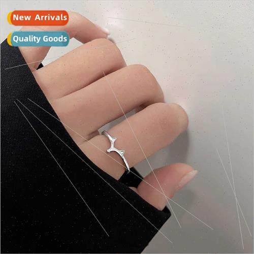 Cute ltle fox open ring to attract peach blossoms good luck