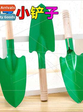 Wooden handle flower shovel home garden gardening garden pot