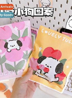Cute cartoon jelly dog paper storage mini paper bags tulip d