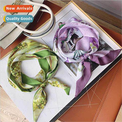 2023 Autumn digal printing double-sided twill satin small st