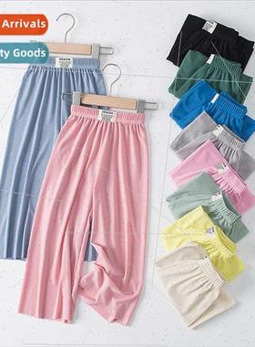 2023 summer new parent-child wide-legged pants mother-daught