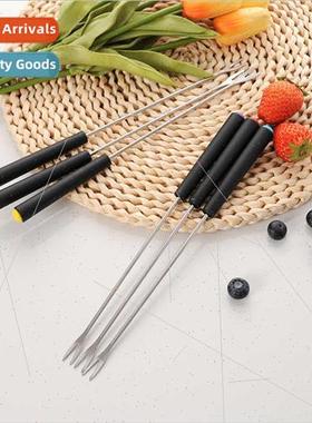 New 6pcs plastic handle outdoor barbecue k fru dessert chees