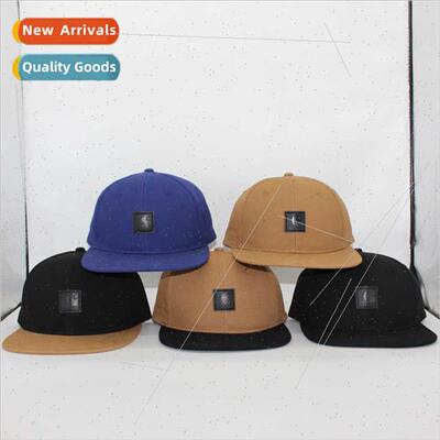 Workwear hard-top flat-brimmed baseball cap set dance hip-ho
