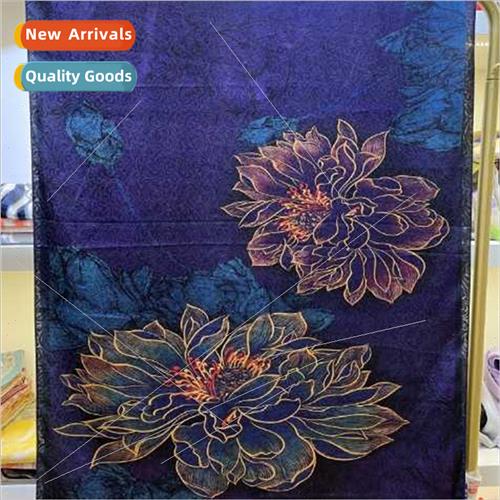 new four warp twisted o Xiang Yunyao Chinese silk scarf fema