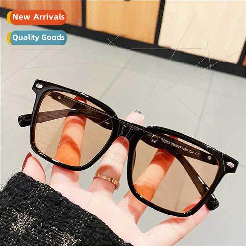 new is Korea retro men women sunglasses nd retro square box