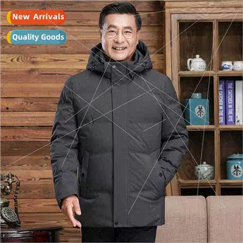 Send middle-aged elderly men down jacket high-grade whe duck