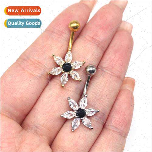 Europe Flower Bellybutton Ring Flower Bellybutton Ring Navet