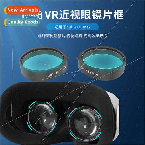 适用Oculus Quest2 myopia lens frame VR glasses accessories Q