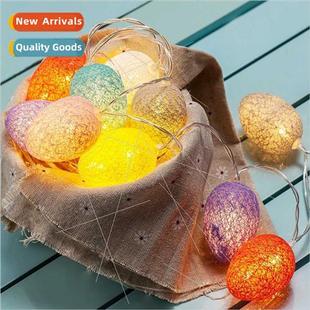 Eggs Christmas Easter LED Decoration Thread Party Col Cotton