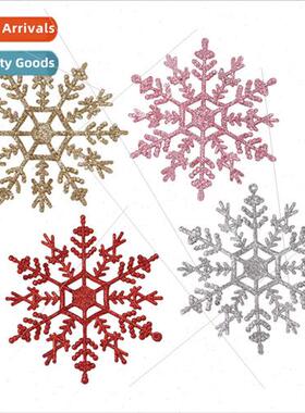 Christmas decorations 12cm plastic sprinkles snowflakes Chri