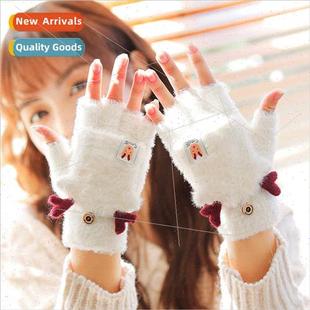 Autumn winter new knted gloves women outdoor riding cold war
