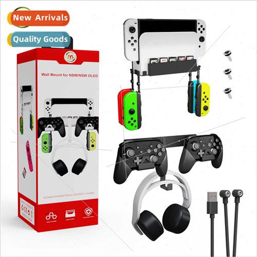 Swch SwchOLED 2-in-1 Console Grip Wall Mount wh 1-out-2 Magn