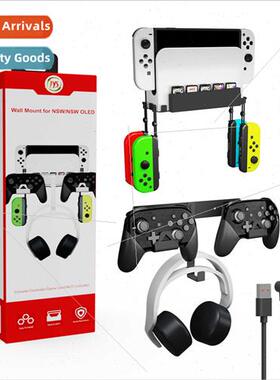 Swch SwchOLED 2-in-1 Console Grip Wall Mount wh 1-out-2 Magn