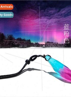 Europe fashion starry sky aurora borealis resin pendant simp