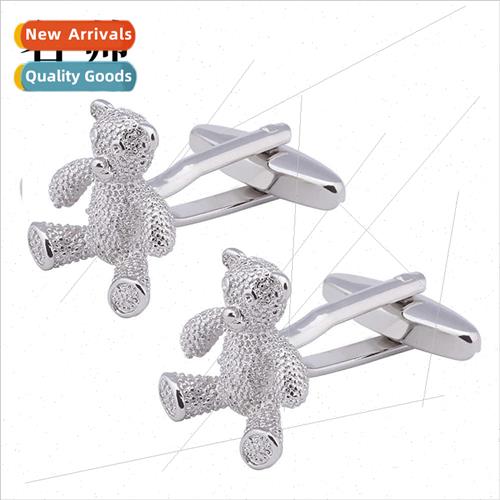 Fun Bear Cufflinks Panda Animal French Shirt Metal Cufflinks