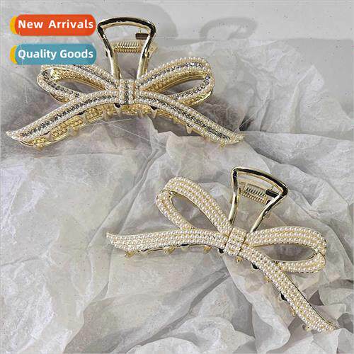 Grab clip temperament elegant plating hair back head shark c