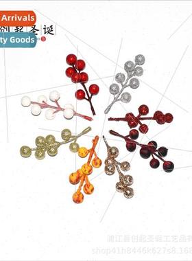 7 head gold dust fru simulation berries seven k red fru Chri