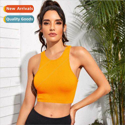 Sports Yoga Short Top Nylon Fness Running Moisture Wicking B