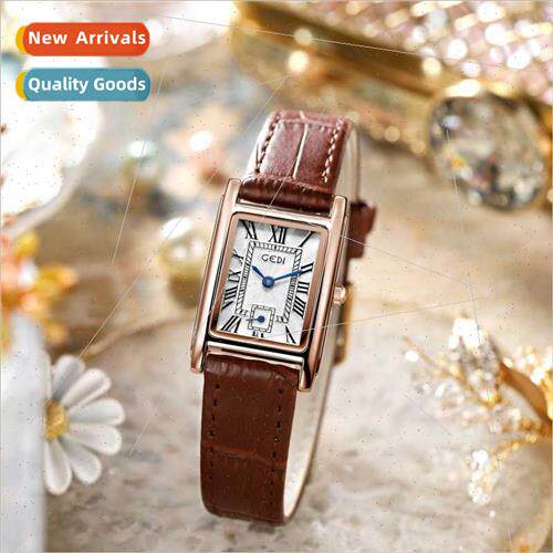 Creative two hand half watch vintage hundred quartz women wa