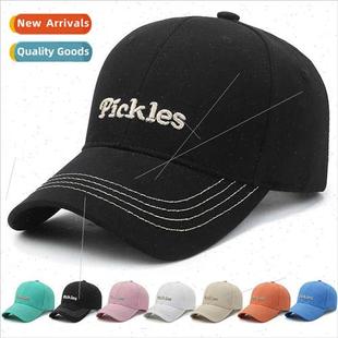 female spring letters tongue embroidery cap hat Duck fall