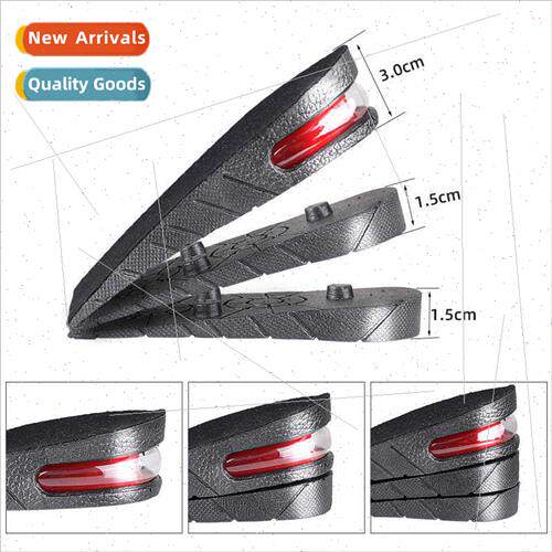 New three-layer half-cushion invisible adjustable men women