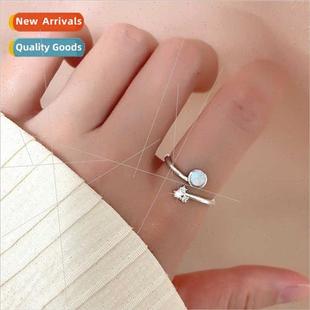 Ring Women Planet Opal Gemstone Star Aussie Faux Synthetic